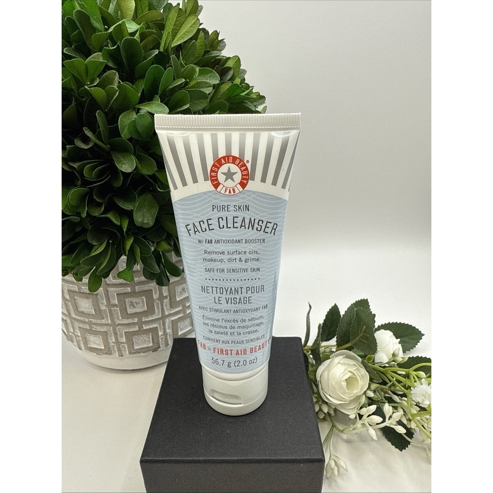 First Aid Beauty Pure Skin Face Cleanser 2oz Travel Size NEW INSIDE SEALED
